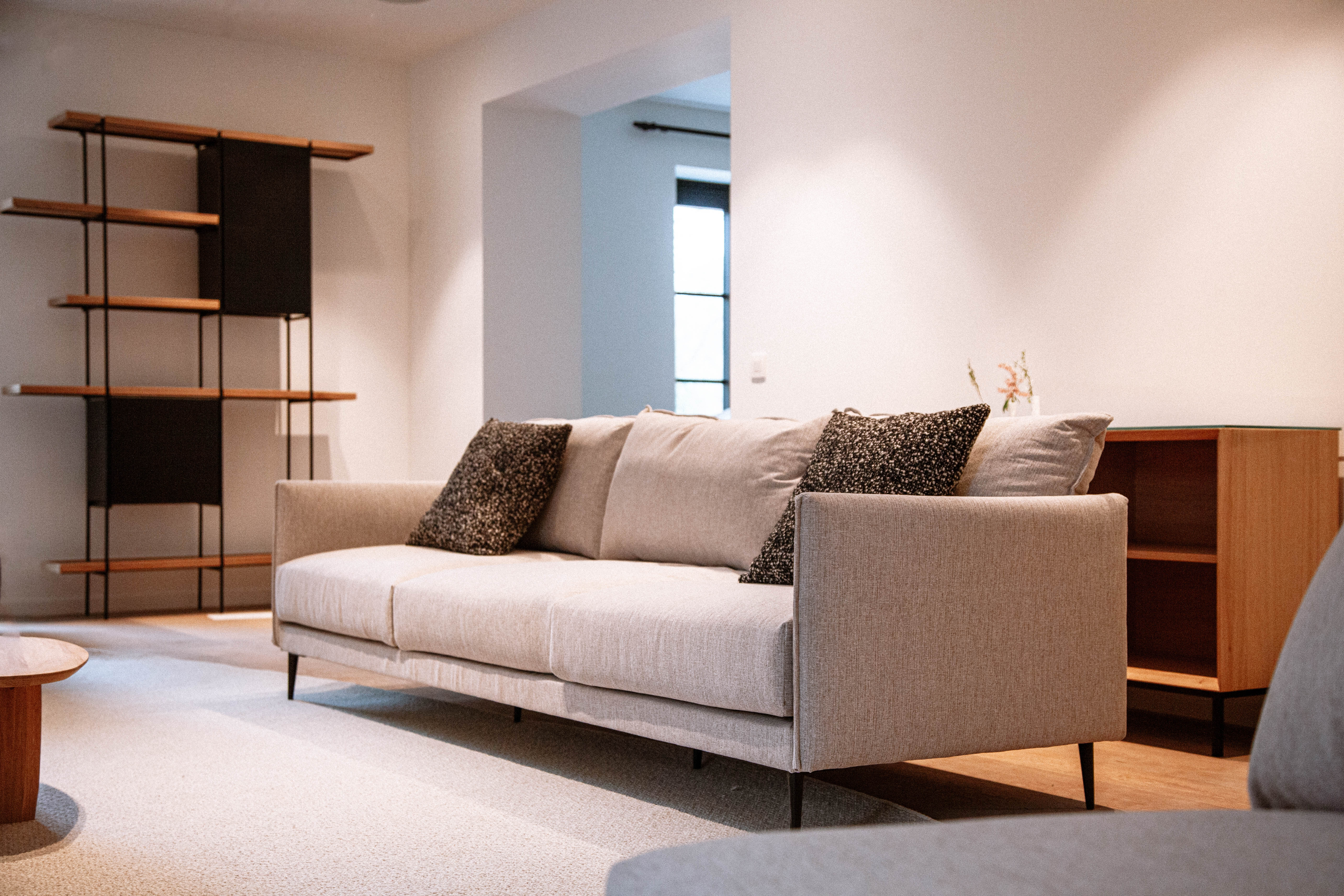 Relaxing common spaces in our guesthouse for retreat participants